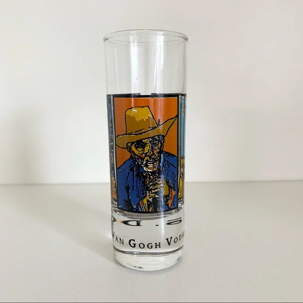 NWOT Van Gogh vodka shot glass